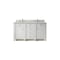 James Martin Vanities Bristol 60in Double Vanity, Bright White w/ 3 CM Ethereal Noctis Quartz Top 157-V60D-BW-3ENC - alternate 1